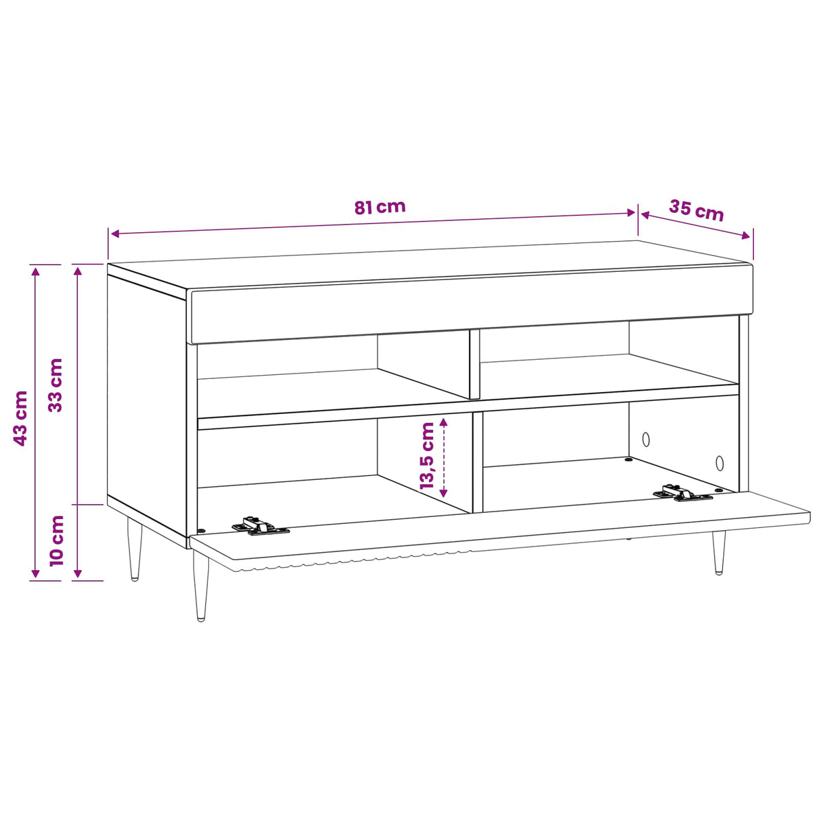 LED-TV-Schrank Sonoma-Eiche Holzwerkstoff