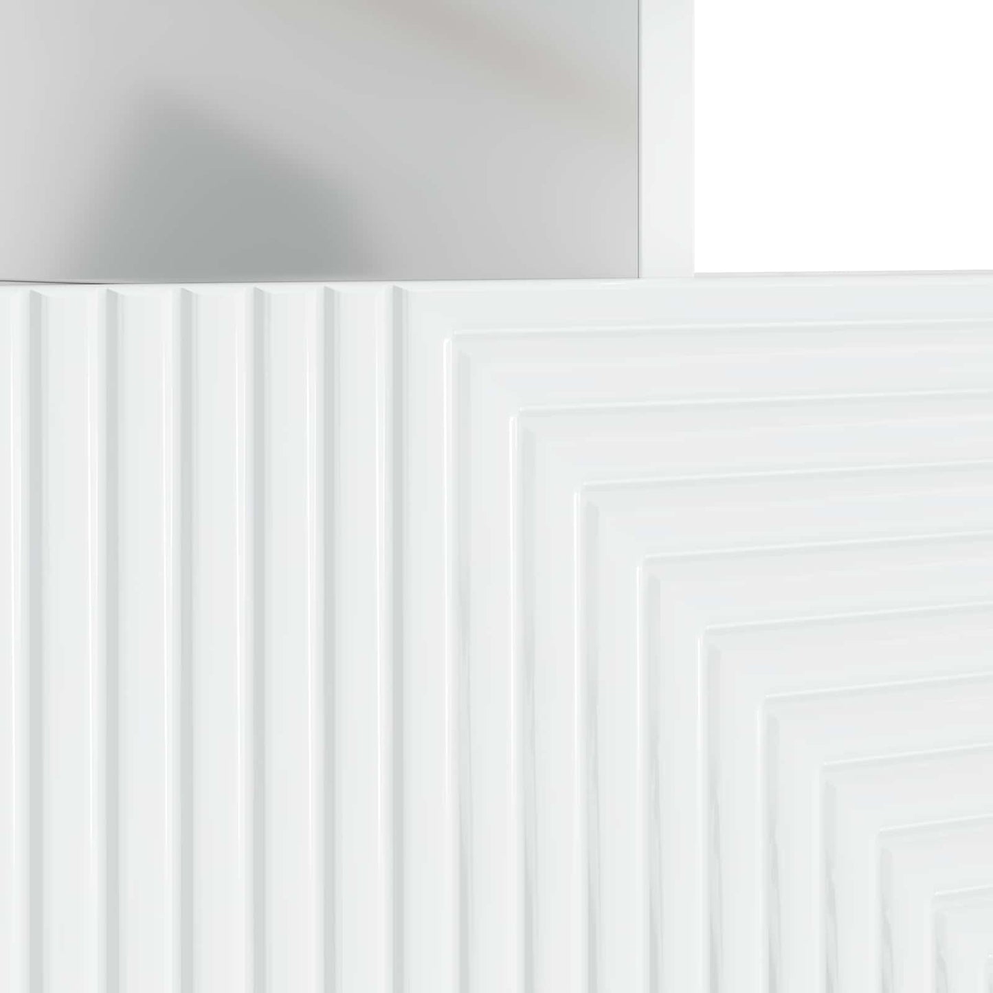 LED-TV-Schrank Hochglanz Weiß Holzwerkstoff