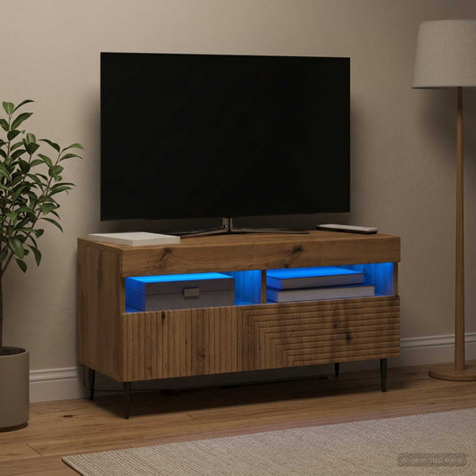 LED-TV-Schrank Artisan-Eiche Holzwerkstoff