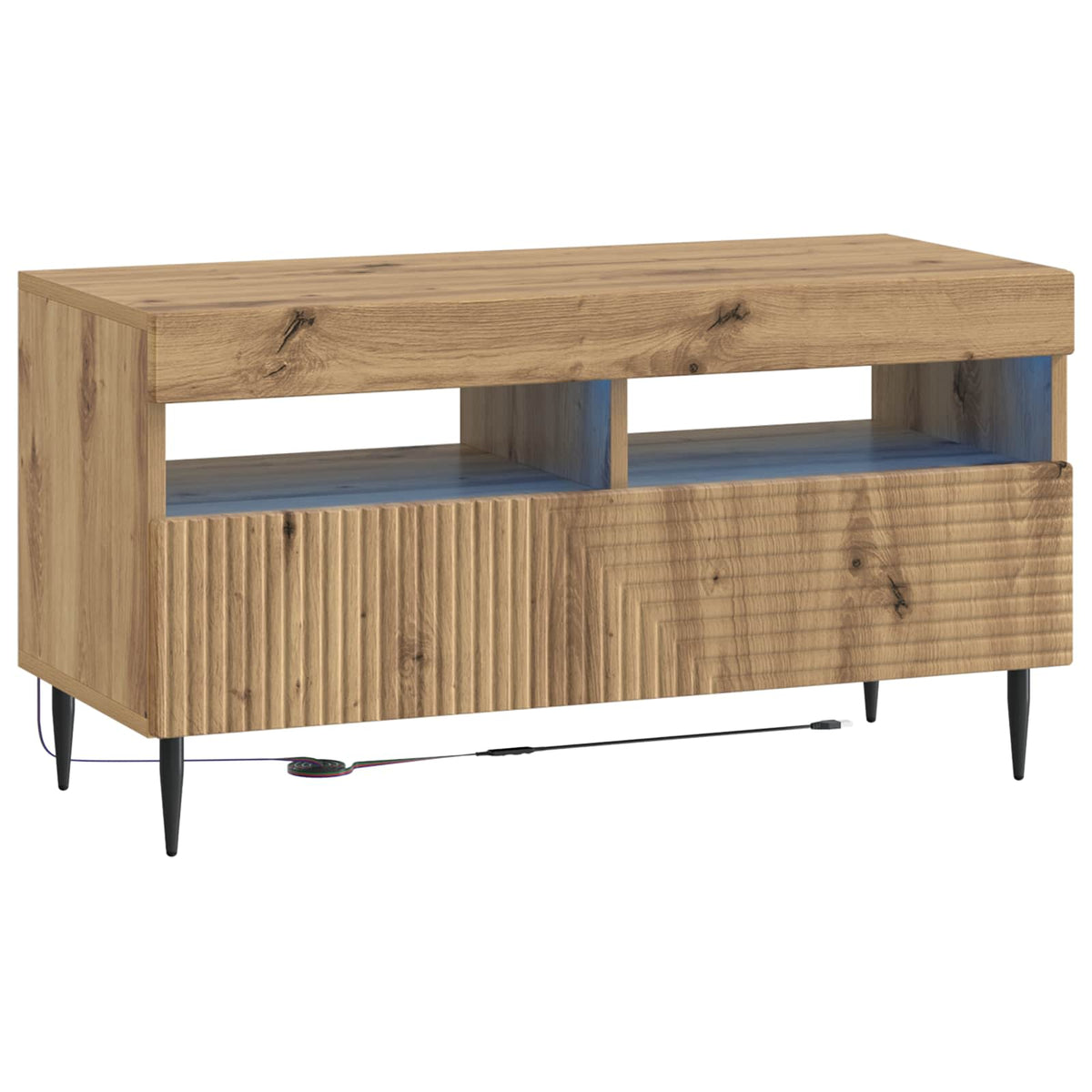 LED-TV-Schrank Artisan-Eiche Holzwerkstoff
