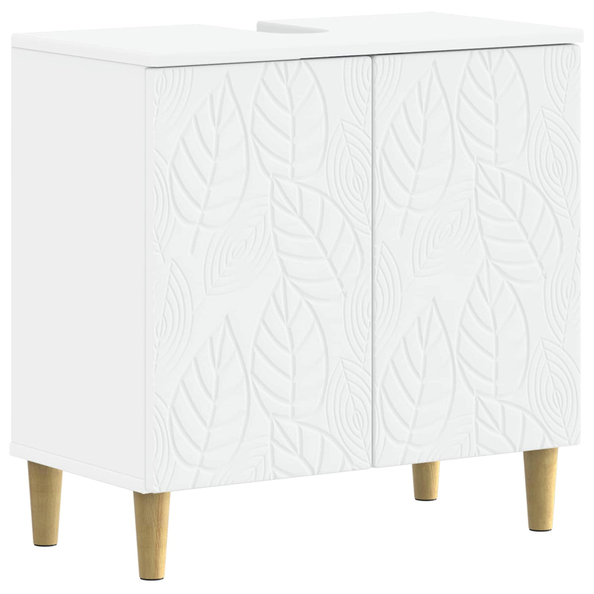 Waschbeckenschrank DELFT Weiß 59,5 x 31,5 x 59 cm Holzwerkstoff