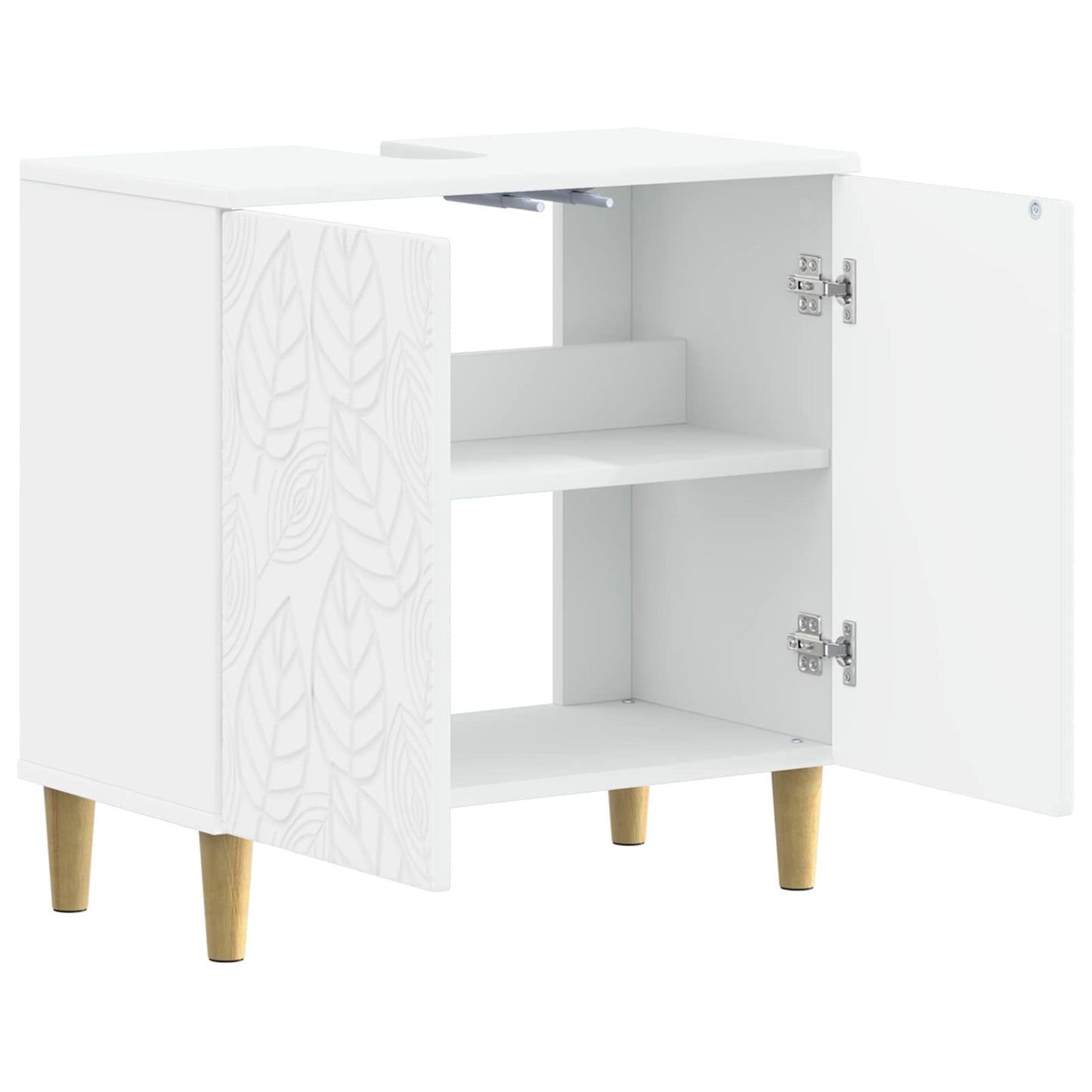 Waschbeckenschrank DELFT Weiß 59,5 x 31,5 x 59 cm Holzwerkstoff