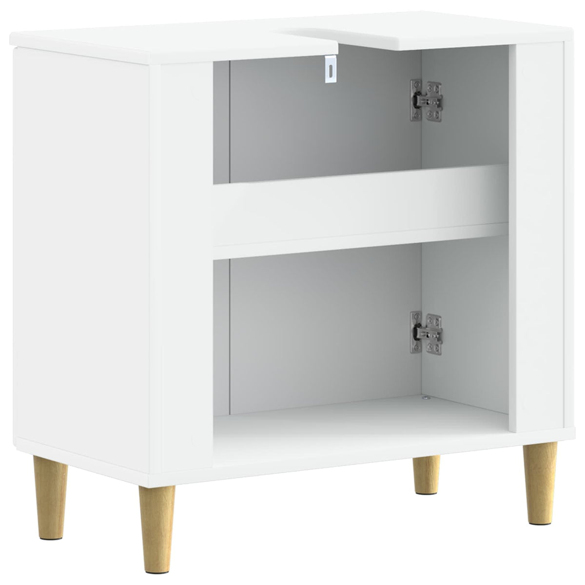 Waschbeckenschrank DELFT Weiß 59,5 x 31,5 x 59 cm Holzwerkstoff