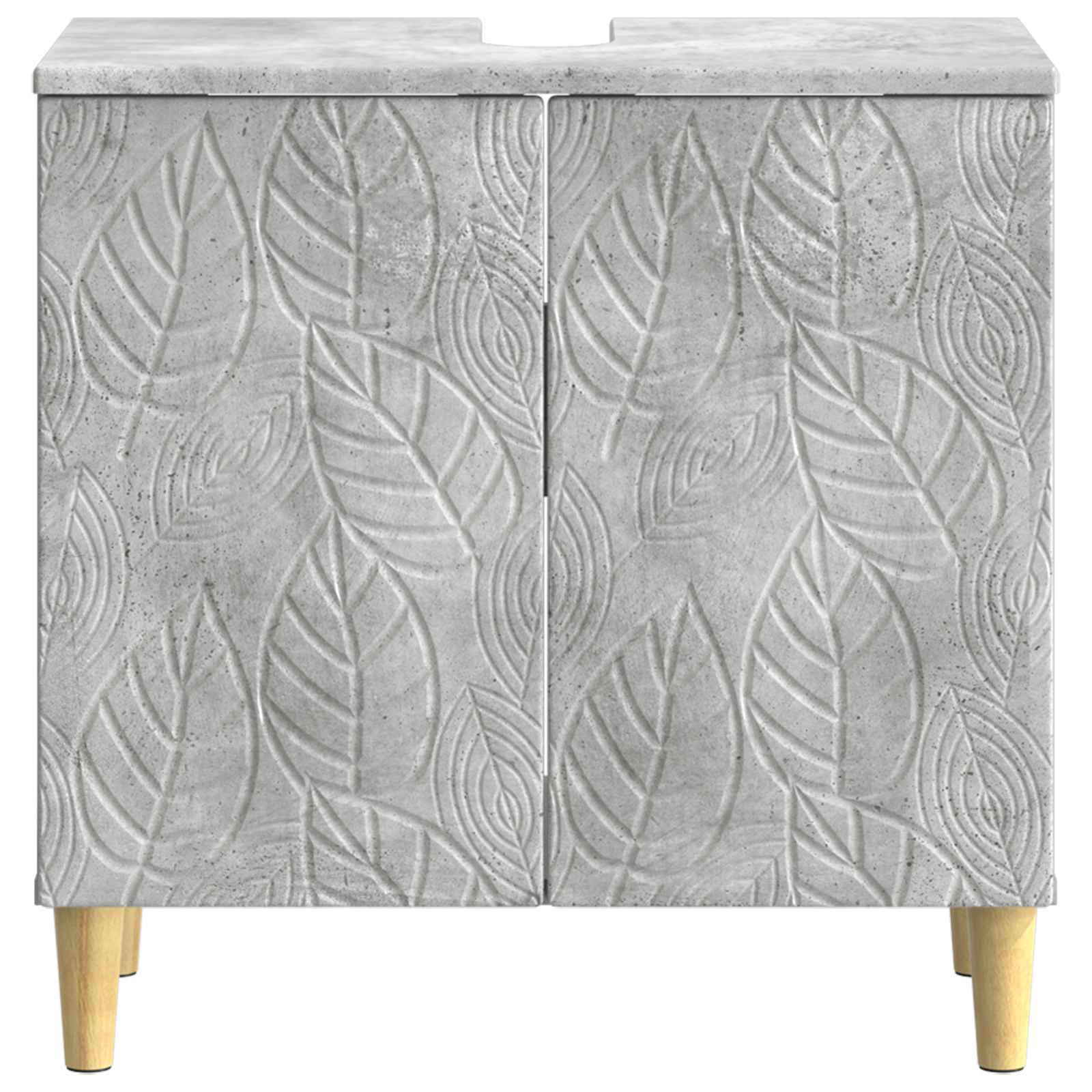 Waschbeckenschrank DELFT Betongrau 59,5 x 31,5 x 59 cm