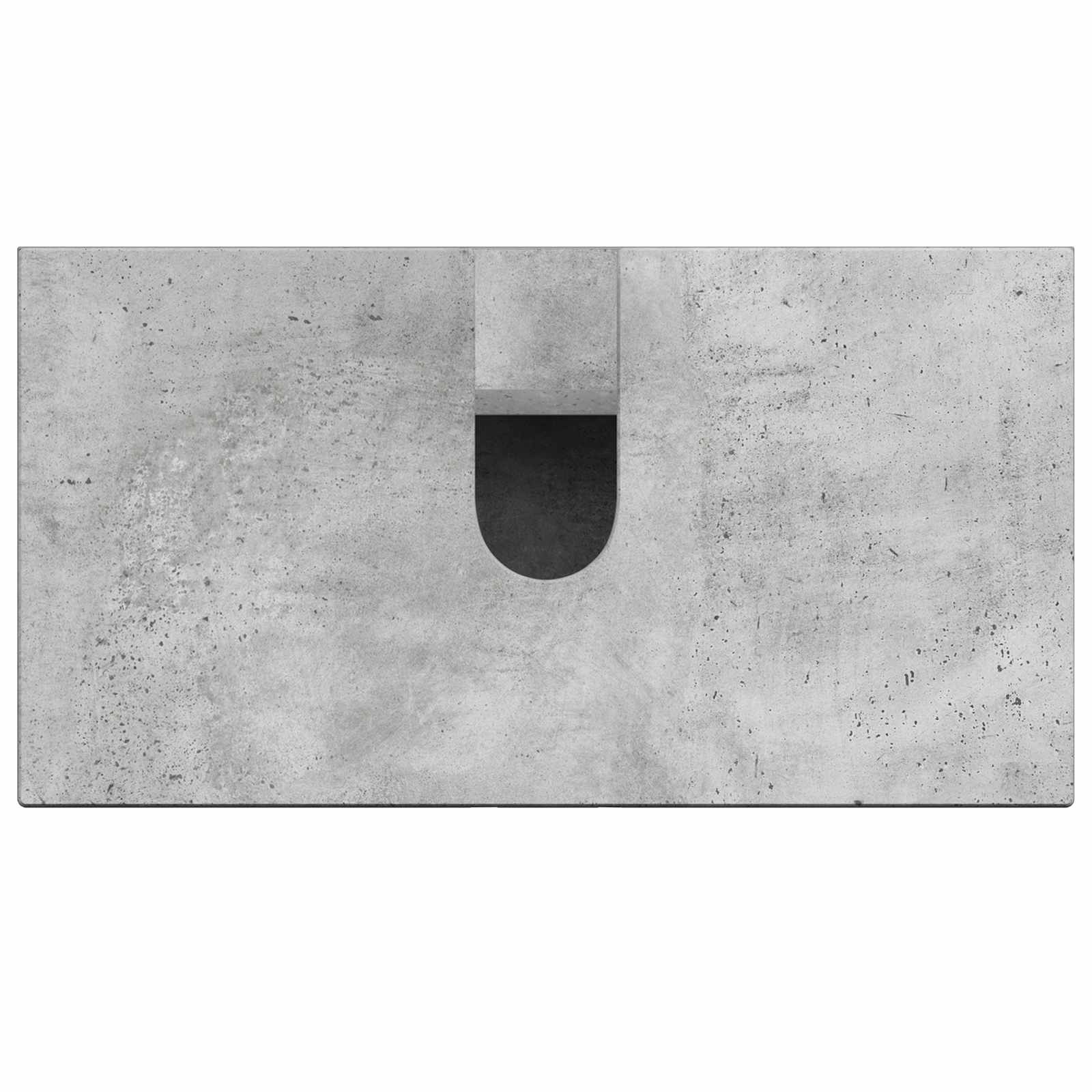 Waschbeckenschrank DELFT Betongrau 59,5 x 31,5 x 59 cm