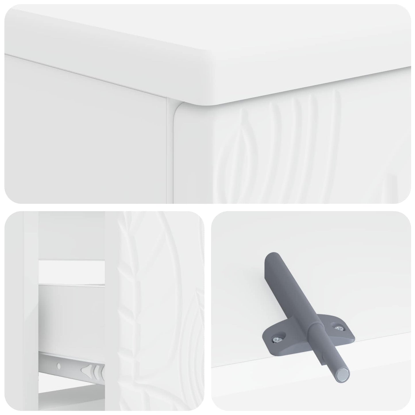 Waschbeckenschrank DELFT Weiß 82 x 41 x 59 cm Holzwerkstoff