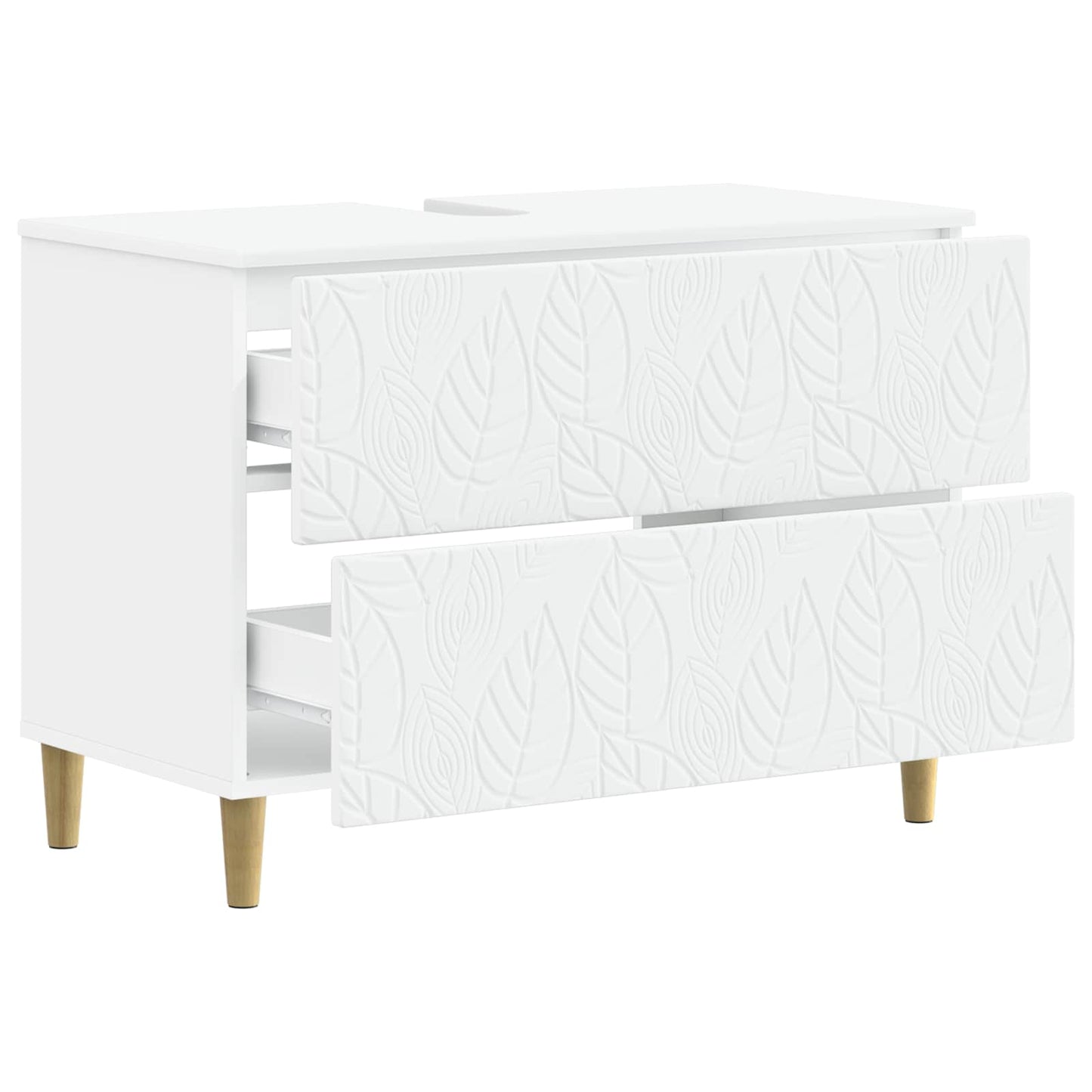 Waschbeckenschrank DELFT Weiß 82 x 41 x 59 cm Holzwerkstoff