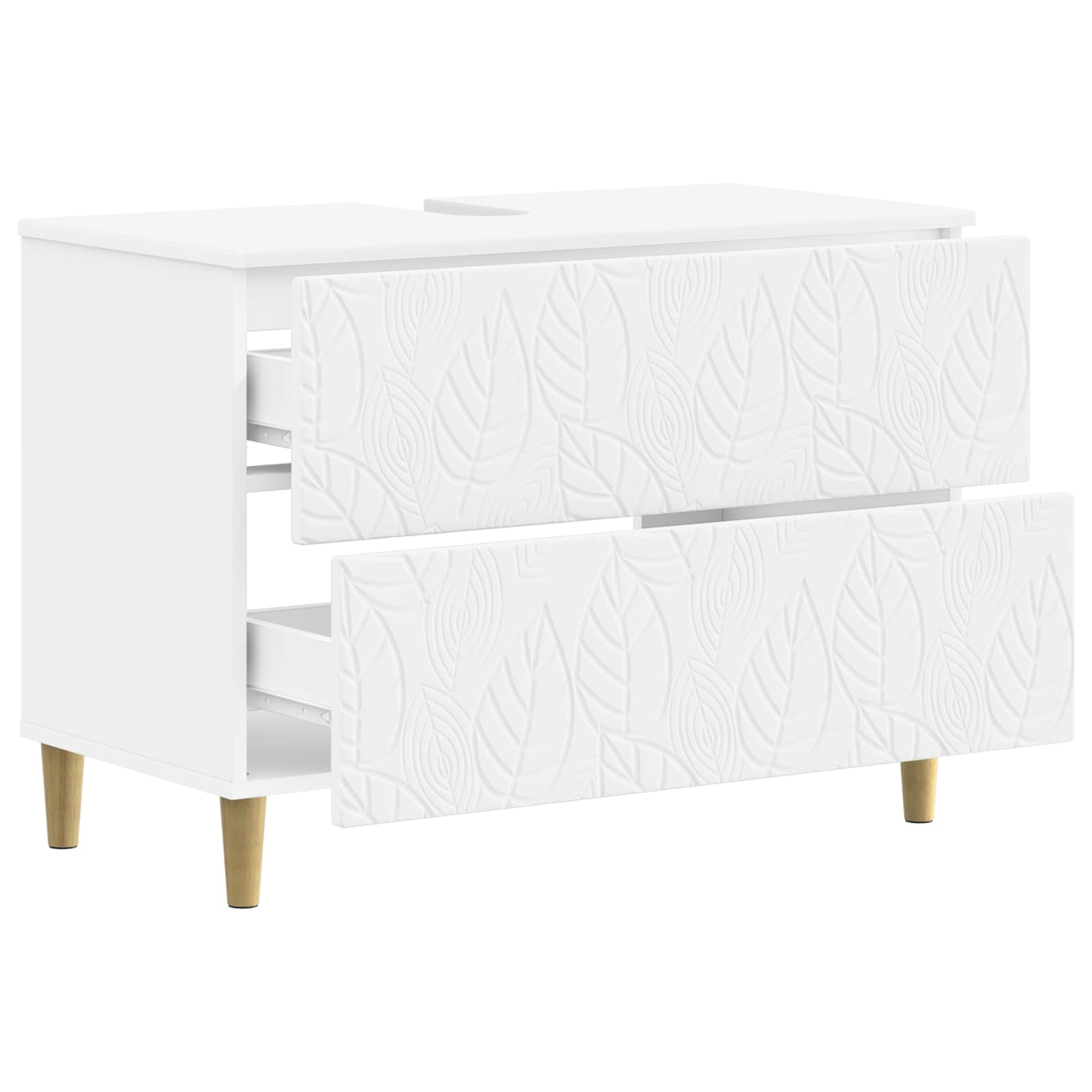 Waschbeckenschrank DELFT Weiß 82 x 41 x 59 cm Holzwerkstoff