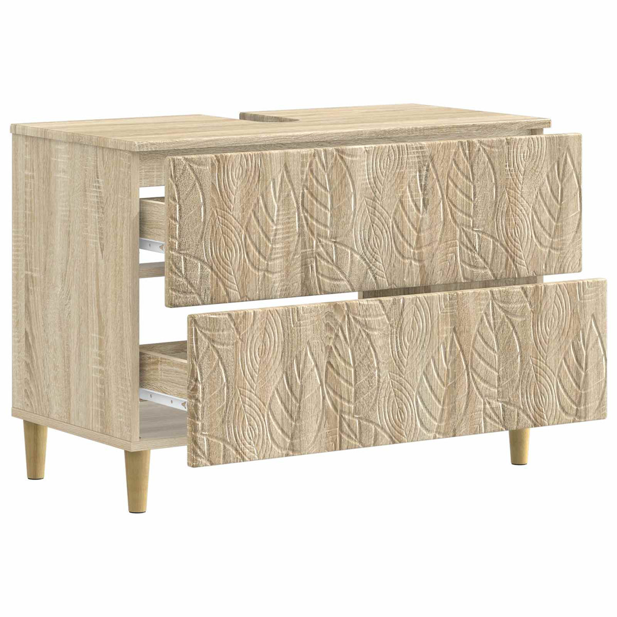 Waschbeckenschrank DELFT Sonoma-Eiche 82 x 41 x 59 cm