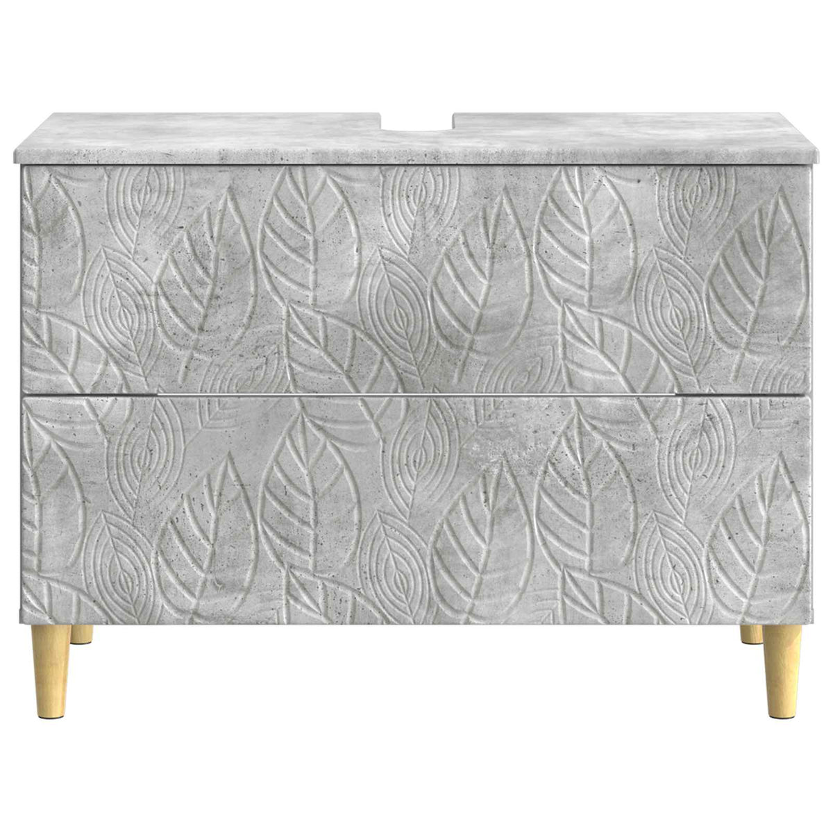 Waschbeckenschrank DELFT Betongrau 82 x 41 x 59 cm