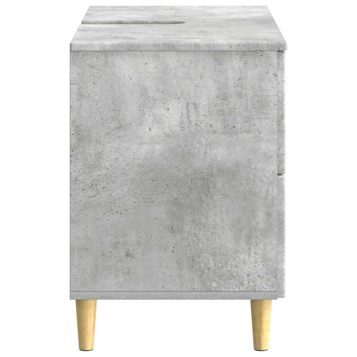 Waschbeckenschrank DELFT Betongrau 82 x 41 x 59 cm