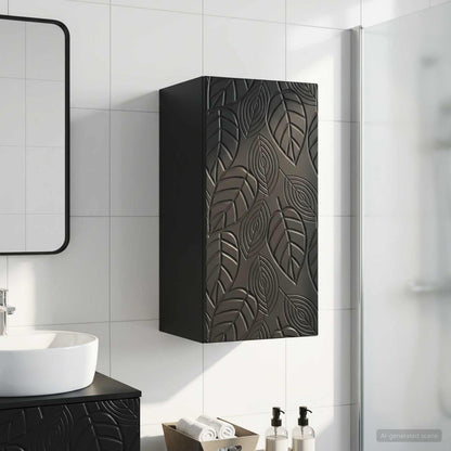 Badezimmer-Wandschrank DELFT Schwarz 30 x 31 x 59 cm