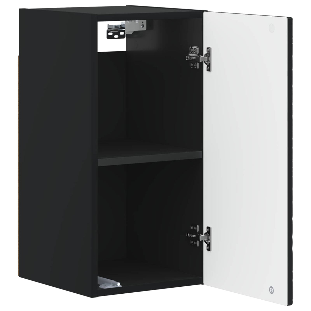 Badezimmer-Wandschrank DELFT Schwarz 30 x 31 x 59 cm