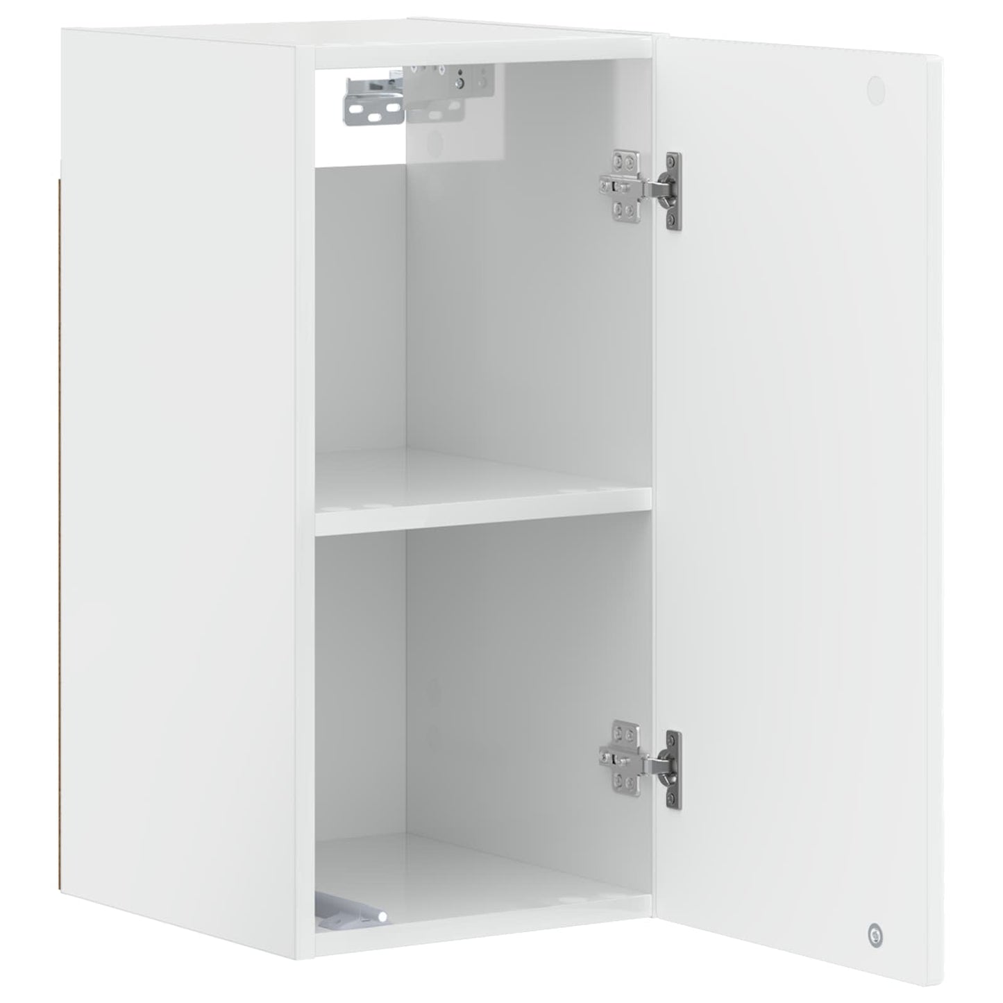 Badezimmer-Wandschrank DELFT Hochglanz Weiß 30 x 31 x 59 cm