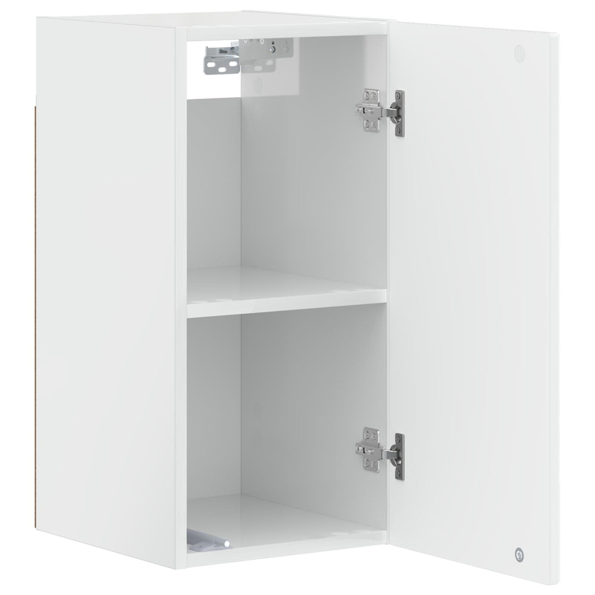 Badezimmer-Wandschrank DELFT Hochglanz Weiß 30 x 31 x 59 cm