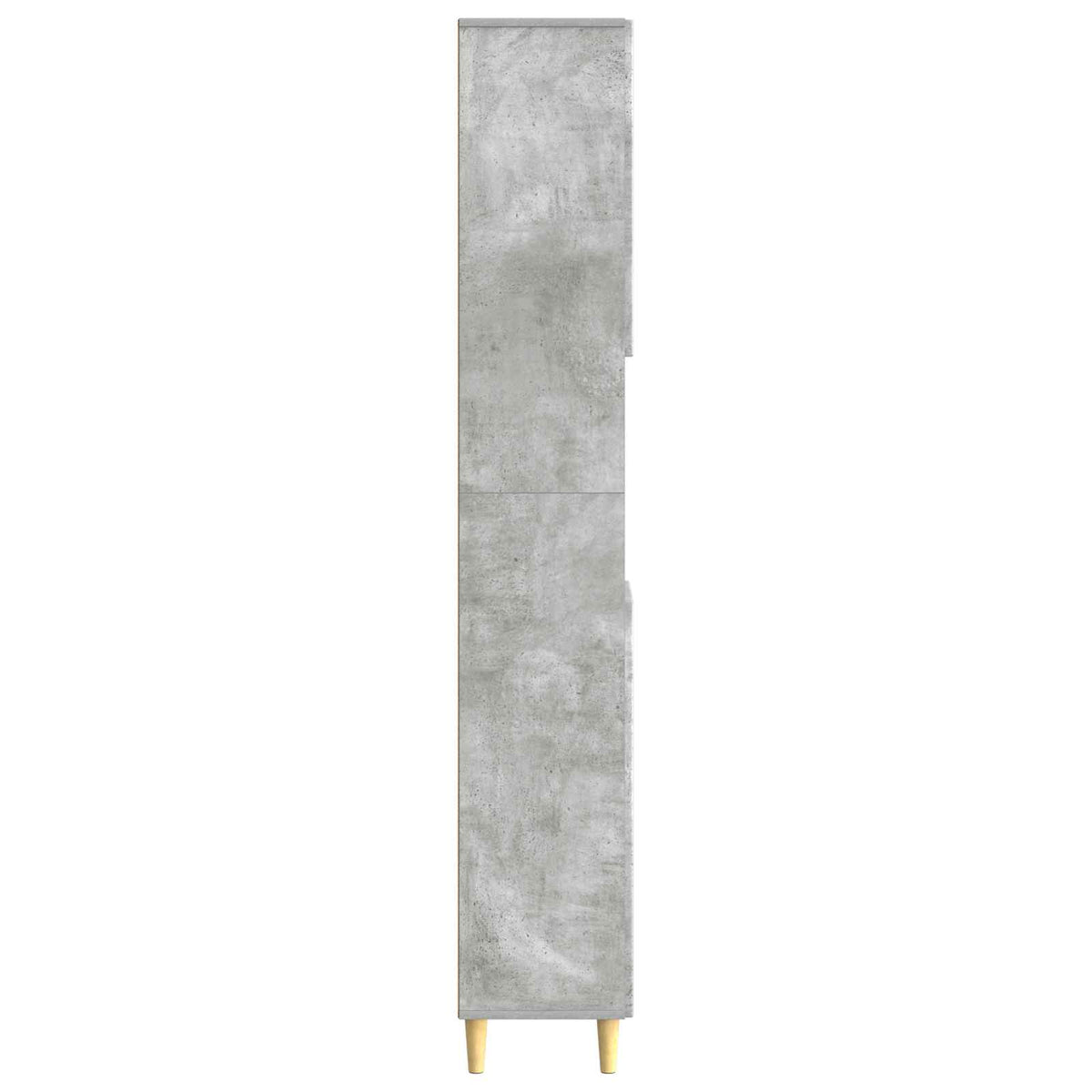 Badezimmerschrank mit offenem Regal DELFT Betongrau