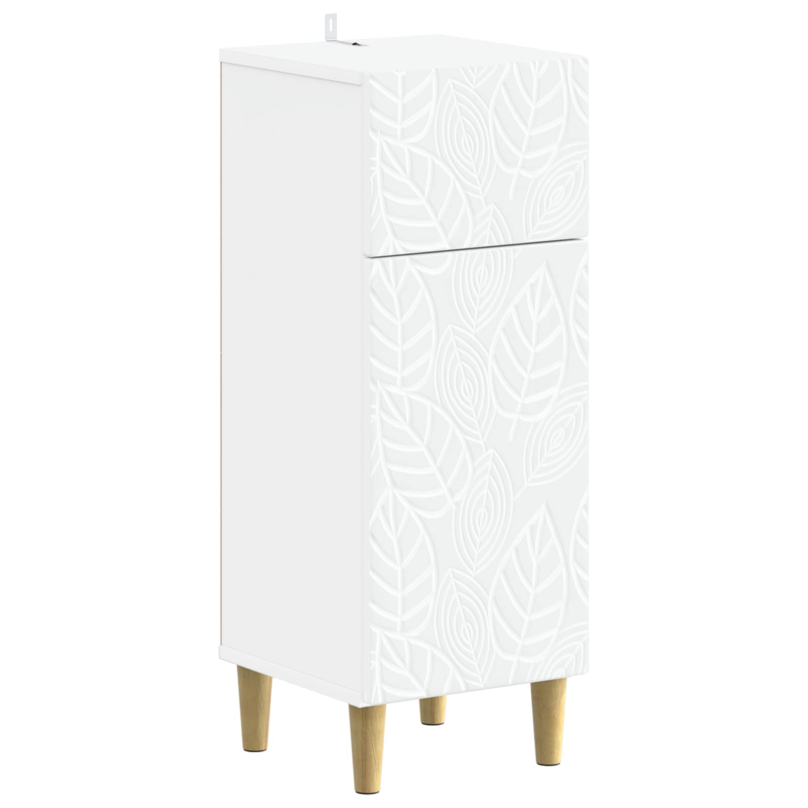 Badezimmer Aufbewahrungsschrank DELFT Weiß 30 x 31 x 80 cm