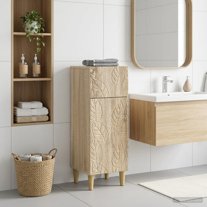 Badezimmer Aufbewahrungsschrank DELFT Sonoma-Eiche