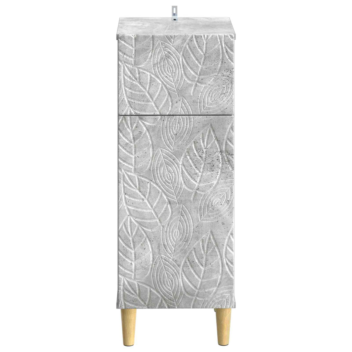Badezimmer Aufbewahrungsschrank DELFT Betongrau 30 x 31 x 80 cm