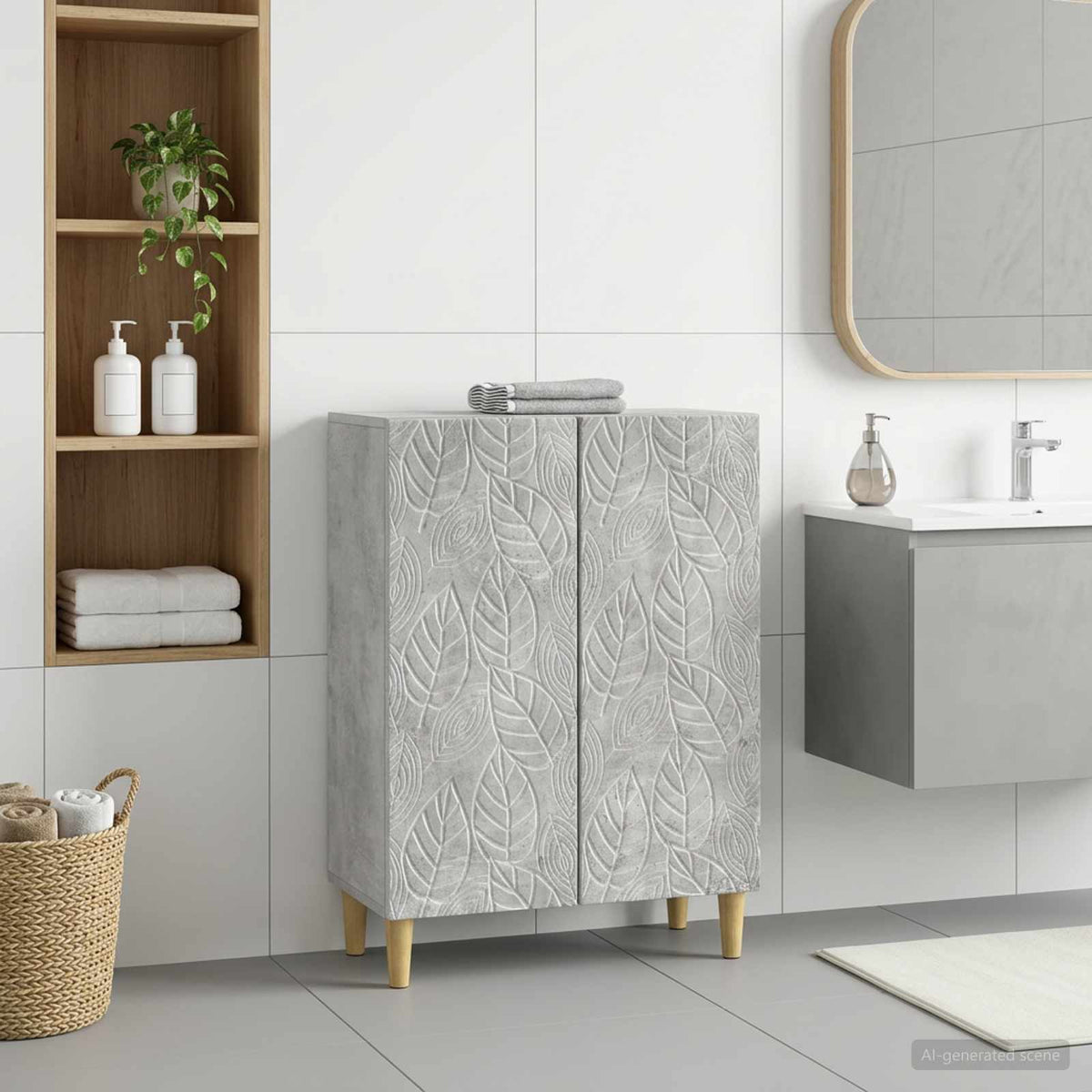 Badezimmer Aufbewahrungsschrank DELFT Betongrau