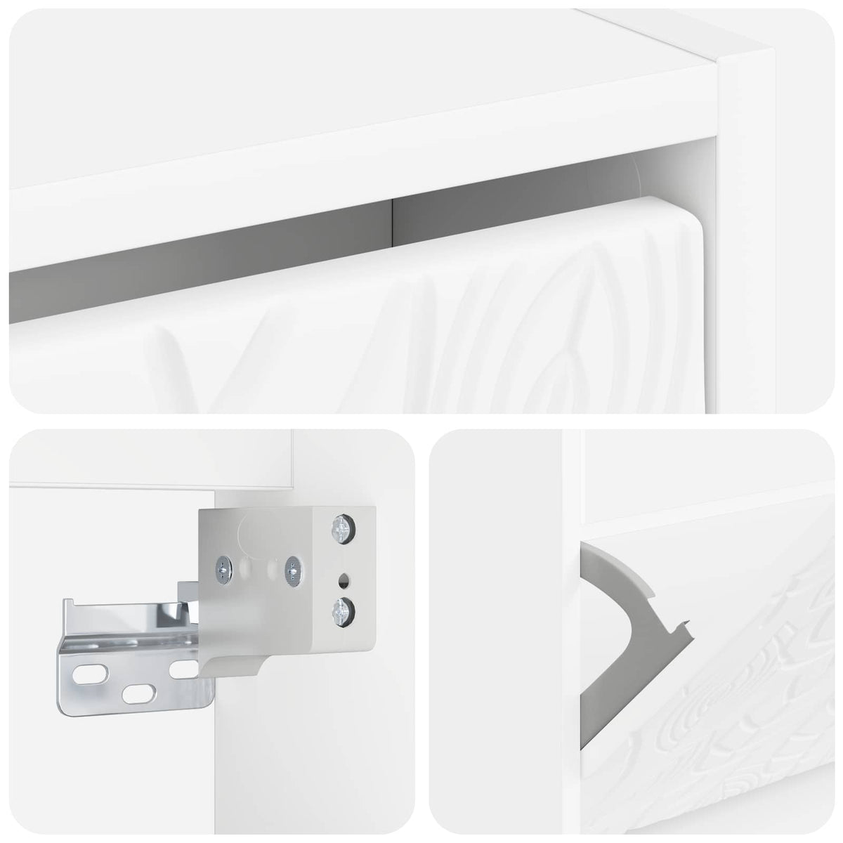 Wandmontierter Schuhschrank DELFT 71 x 17 x 86 cm Holzwerkstoff