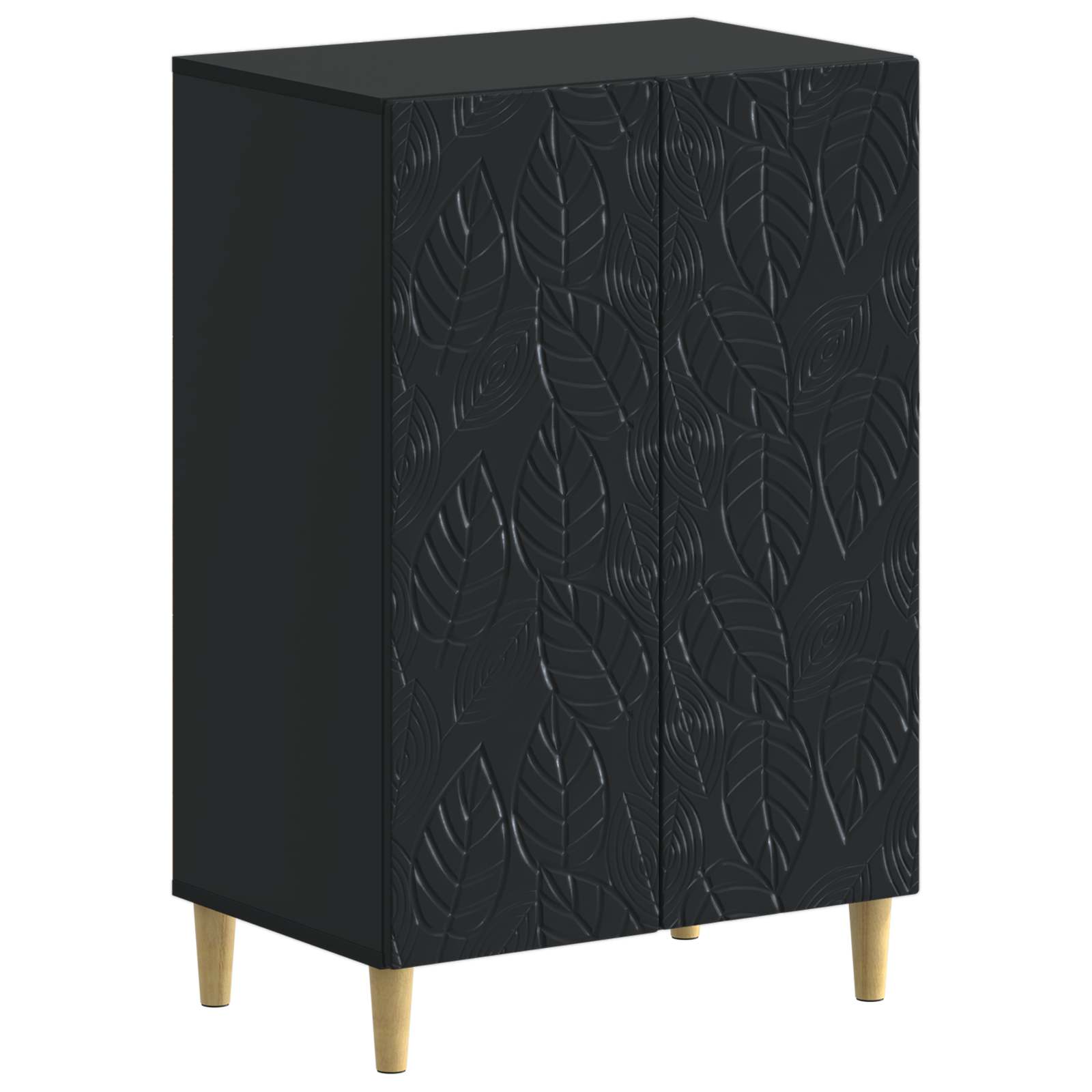 Schuhschrank DELFT 59,5 x 39,5 x 90 cm Holzwerkstoff Schwarz