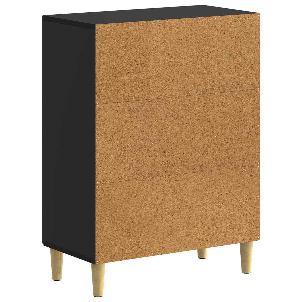 Schuhschrank DELFT 59,5 x 39,5 x 90 cm Holzwerkstoff Schwarz