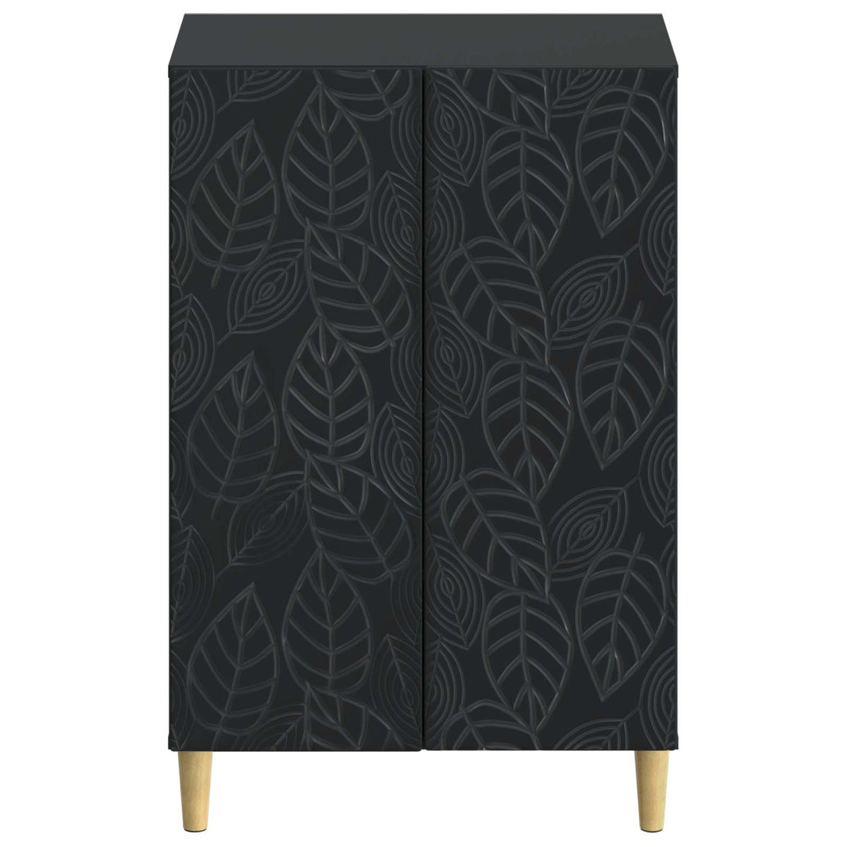 Schuhschrank DELFT 59,5 x 39,5 x 90 cm Holzwerkstoff Schwarz