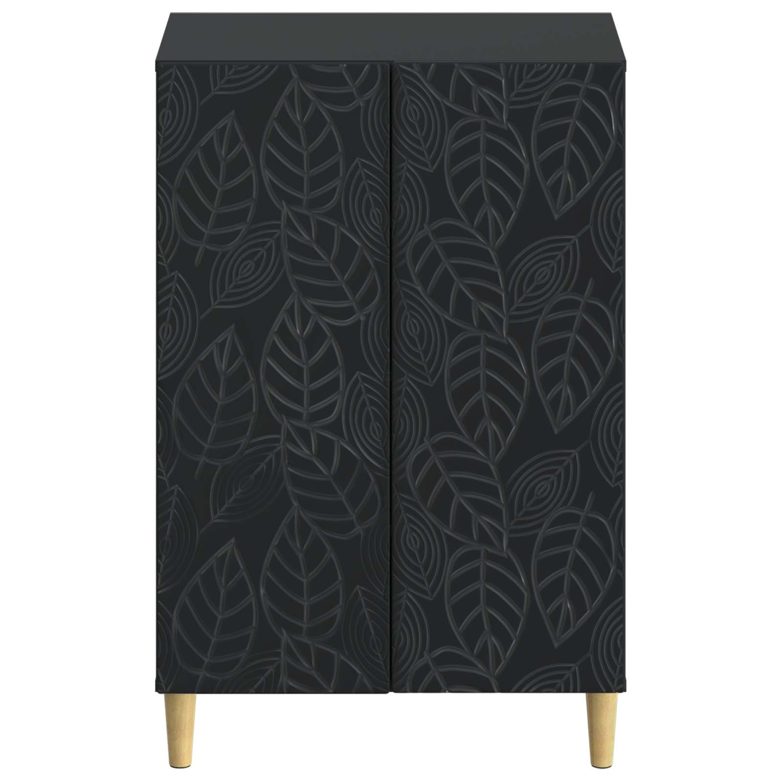 Schuhschrank DELFT 59,5 x 39,5 x 90 cm Holzwerkstoff Schwarz