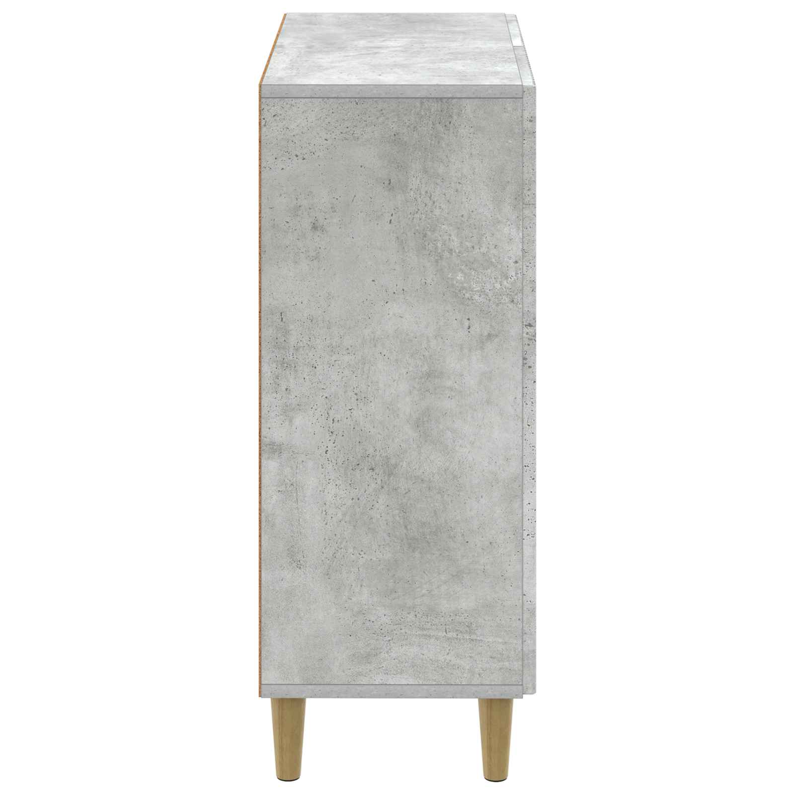 Schuhschrank DELFT 59,5 x 39,5 x 90 cm Holzwerkstoff Betongrau