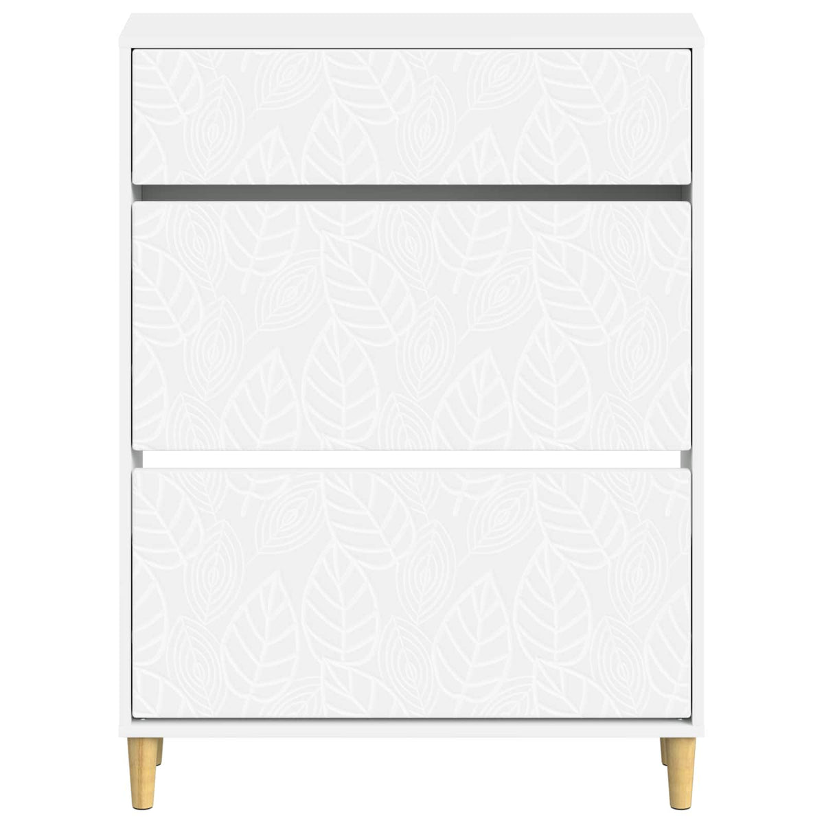 Schuhschrank DELFT 78 x 24 x 103 cm Holzwerkstoff Weiß