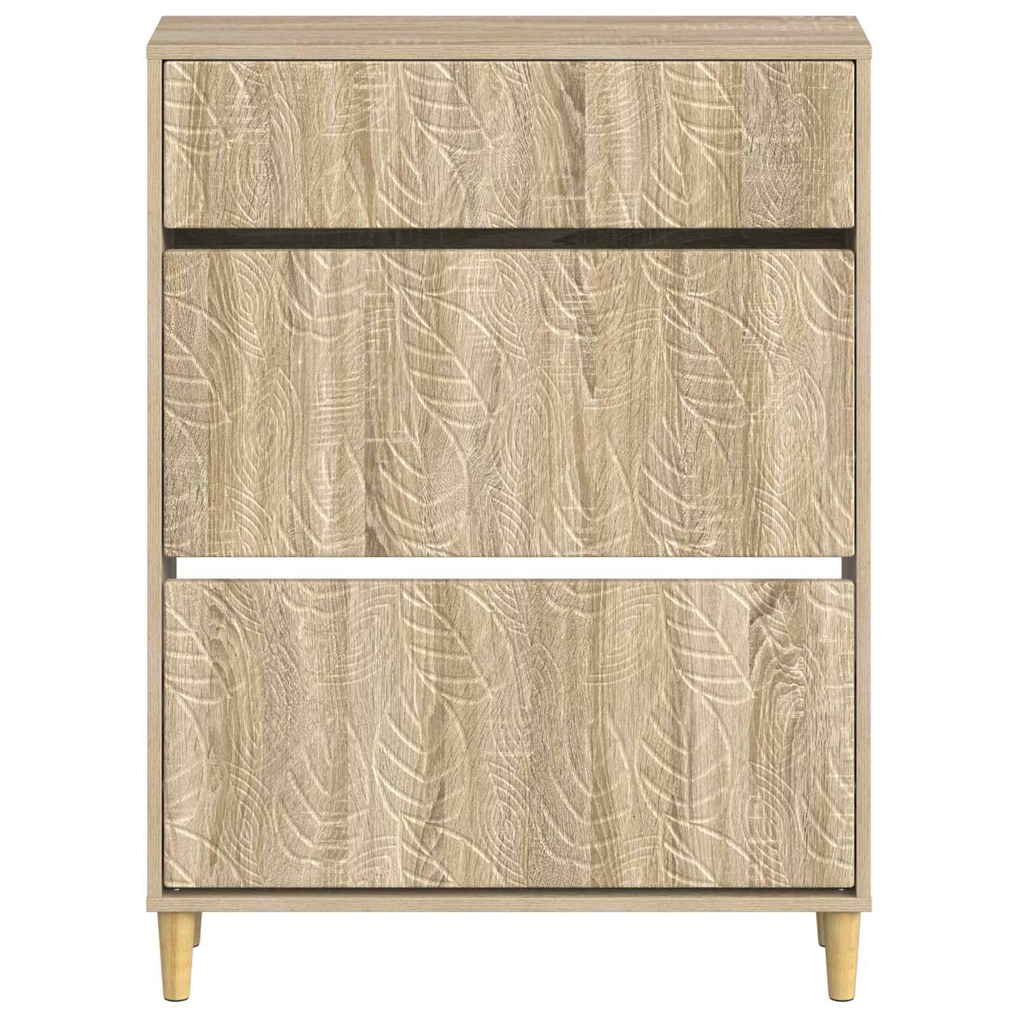 Schuhschrank DELFT 78 x 24 x 103 cm Holzwerkstoff Sonoma-Eiche