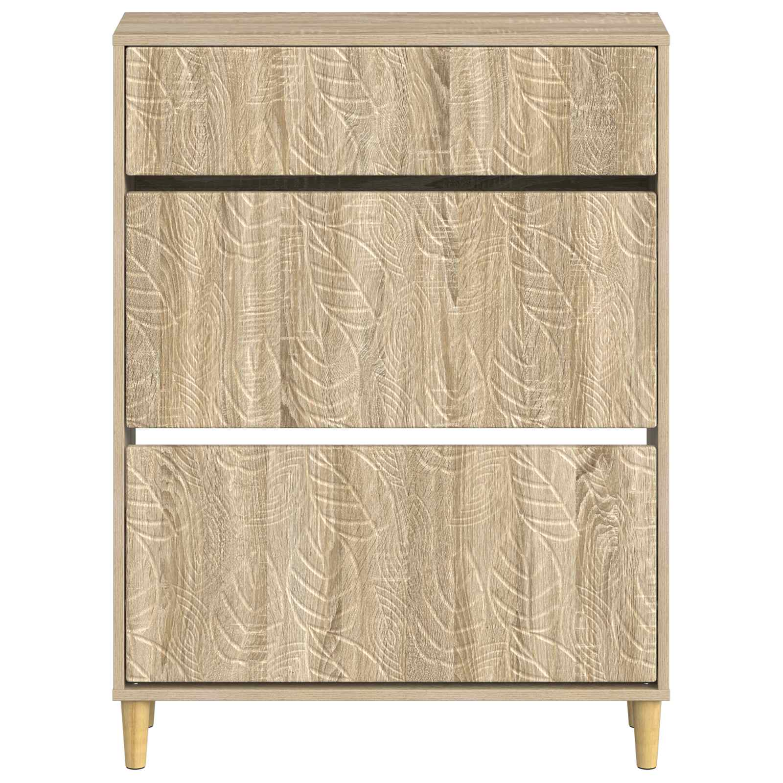Schuhschrank DELFT 78 x 24 x 103 cm Holzwerkstoff Sonoma-Eiche
