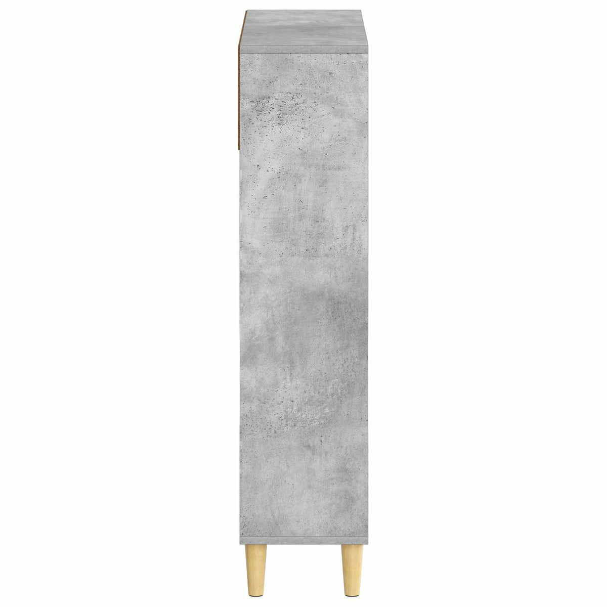 Schuhschrank DELFT 78 x 24 x 103 cm Holzwerkstoff Betongrau