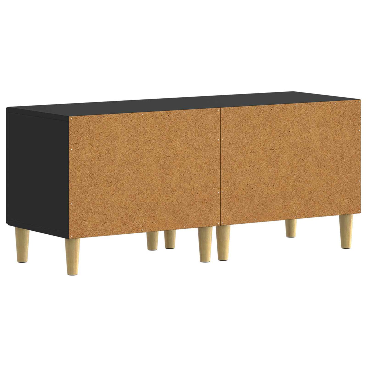 TV-Schrank Schwarz Holzwerkstoff