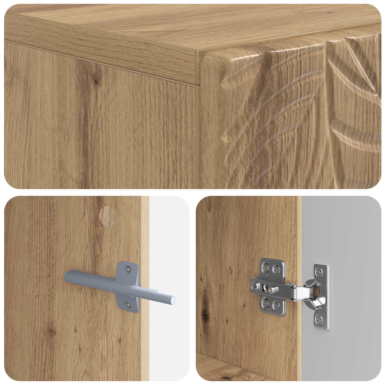 TV-Schrank Artisan-Eiche Holzwerkstoff