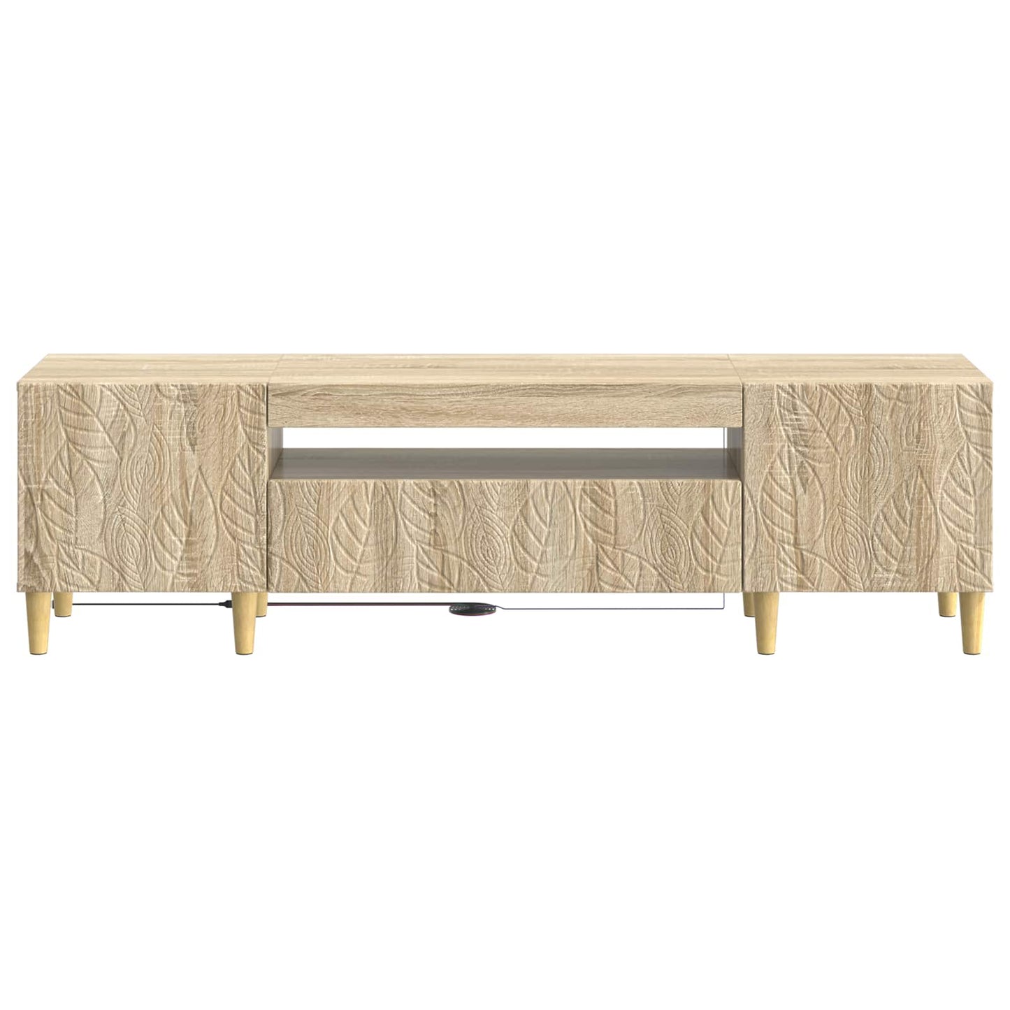 LED-TV-Schrank Sonoma-Eiche Holzwerkstoff