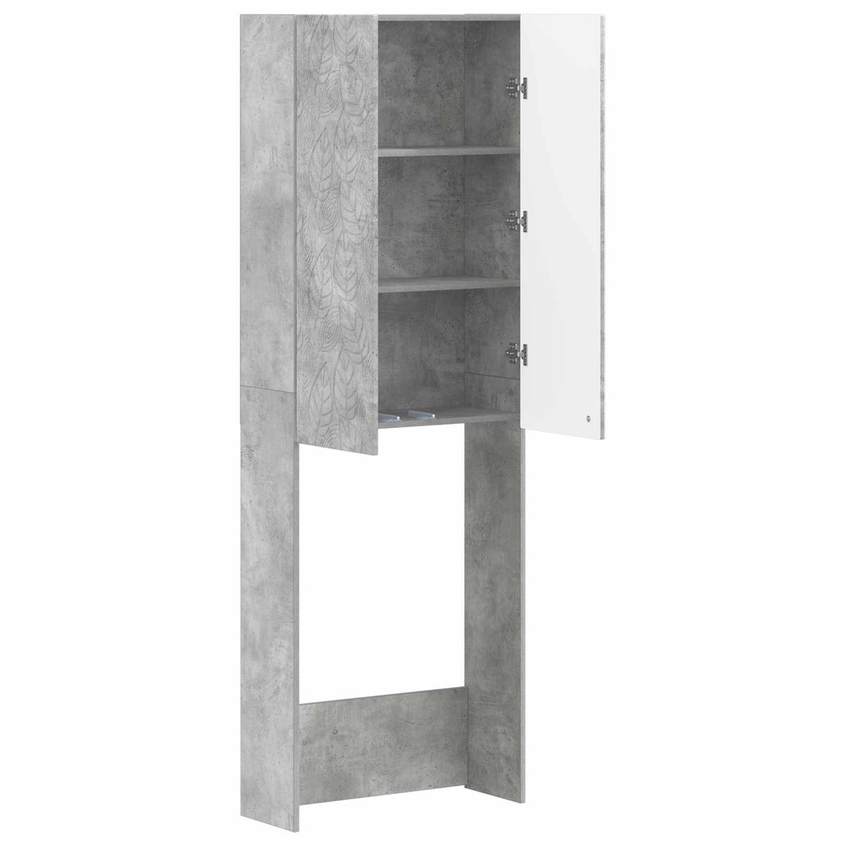 Toilettenschrank DELFT Betongrau 66 x 25,5 x 190 cm