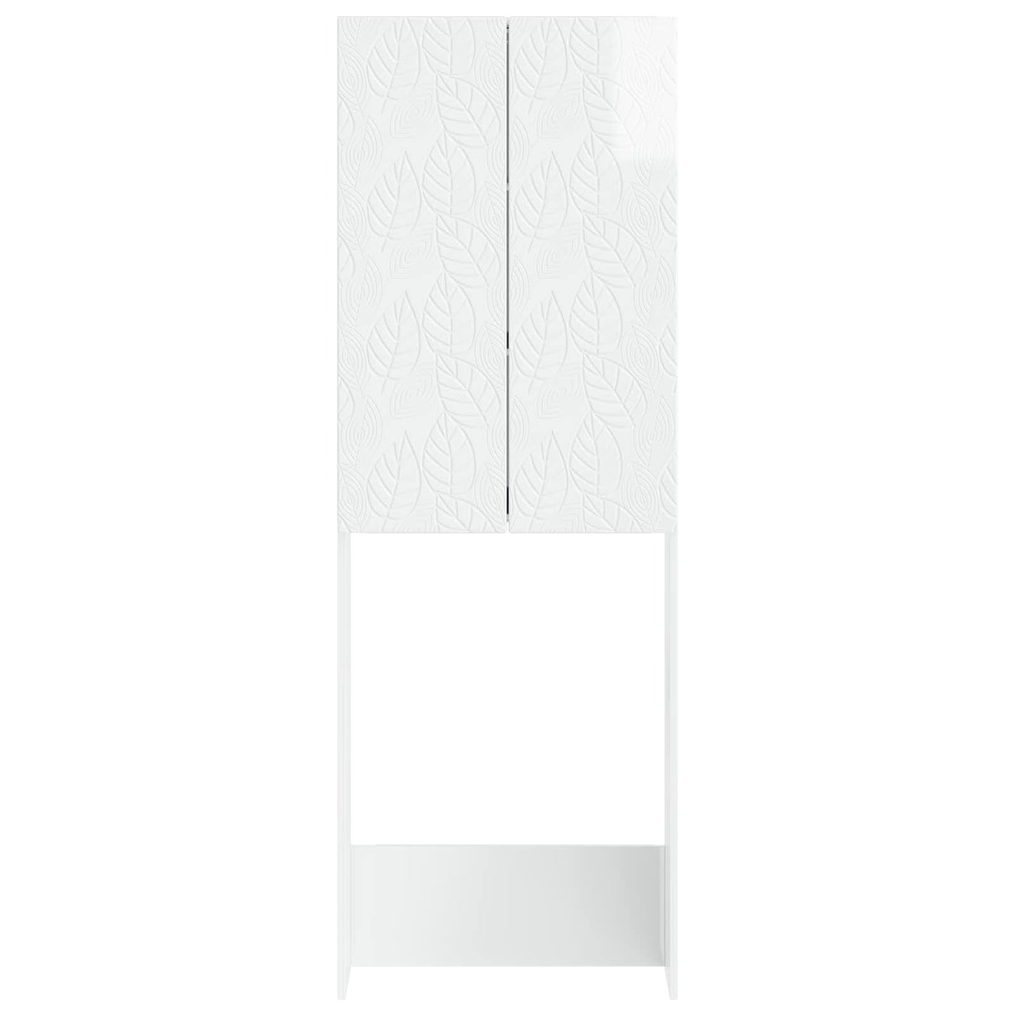 Toilettenschrank DELFT Hochglanz Weiß 66 x 25,5 x 190 cm