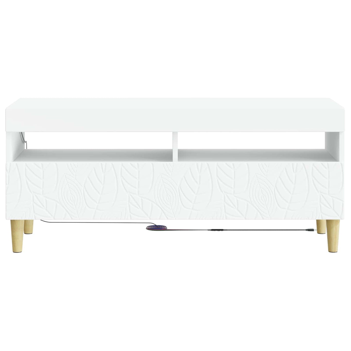 LED-TV-Schrank Weiß Holzwerkstoff