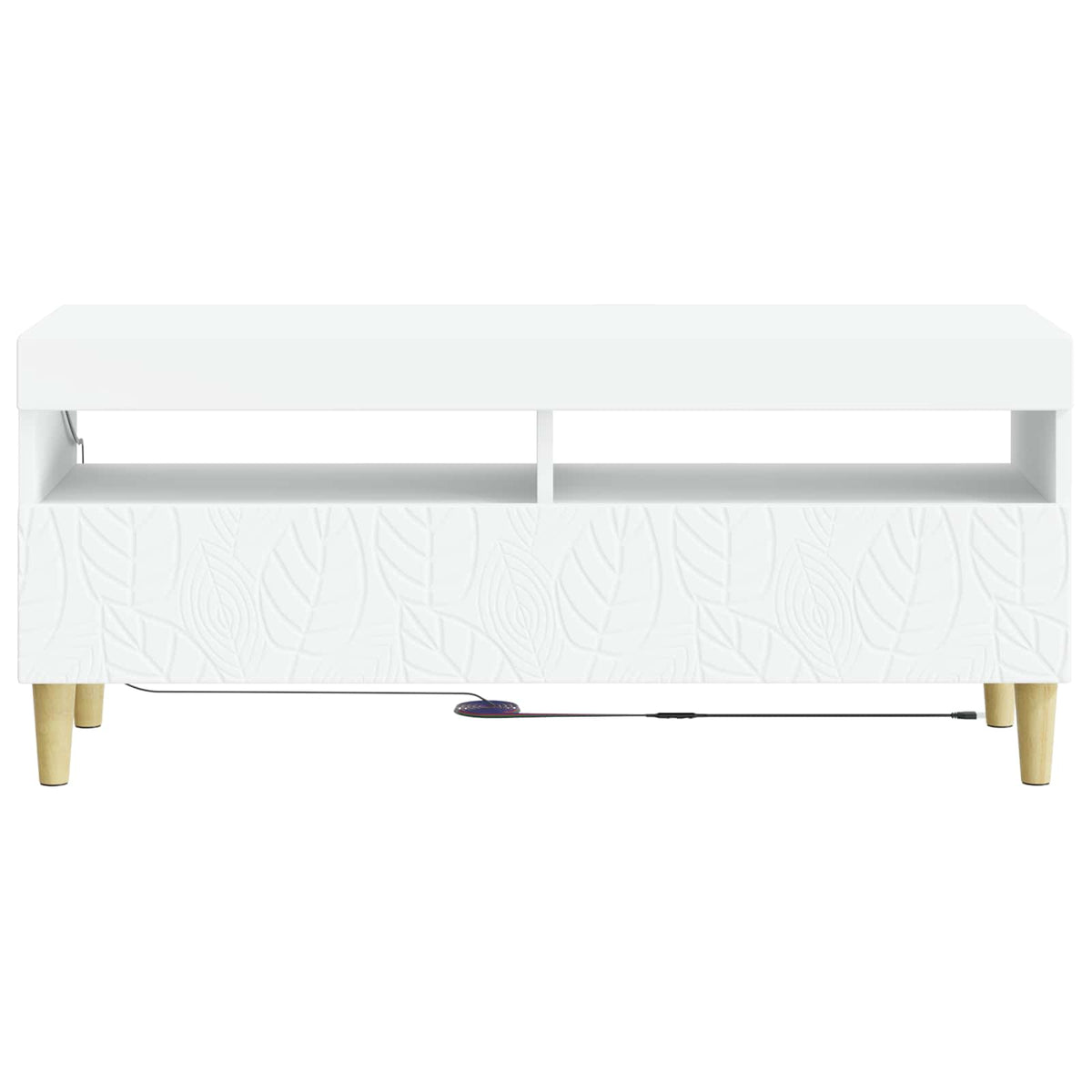 LED-TV-Schrank Weiß Holzwerkstoff
