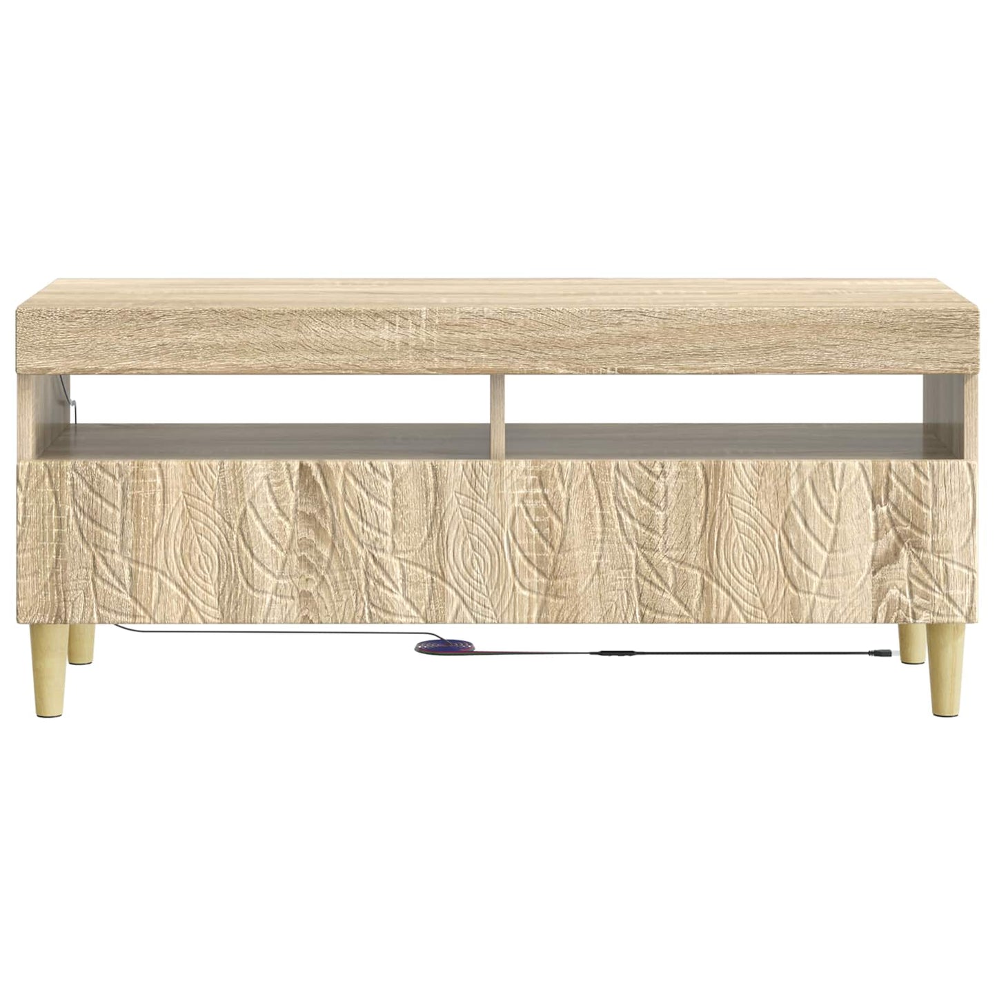 LED-TV-Schrank Sonoma-Eiche Holzwerkstoff