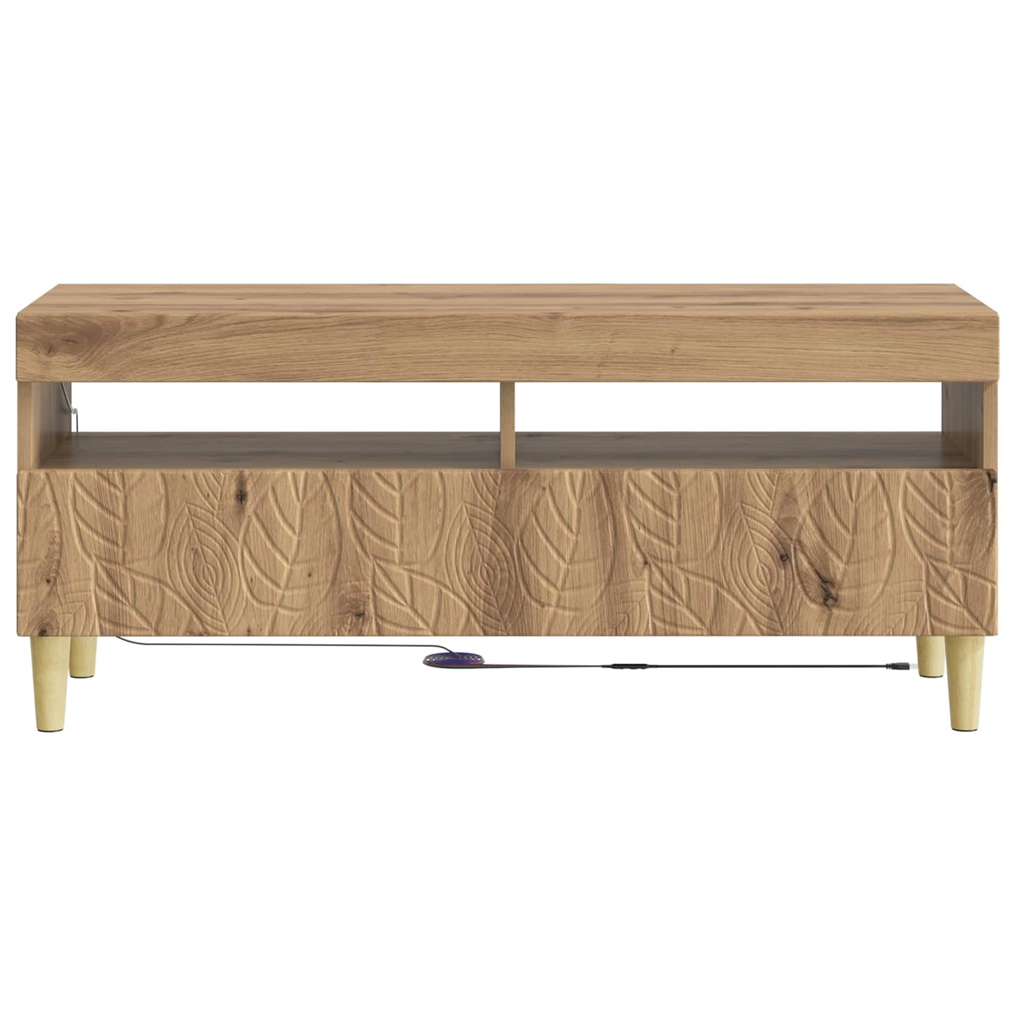 LED-TV-Schrank Artisan-Eiche Holzwerkstoff