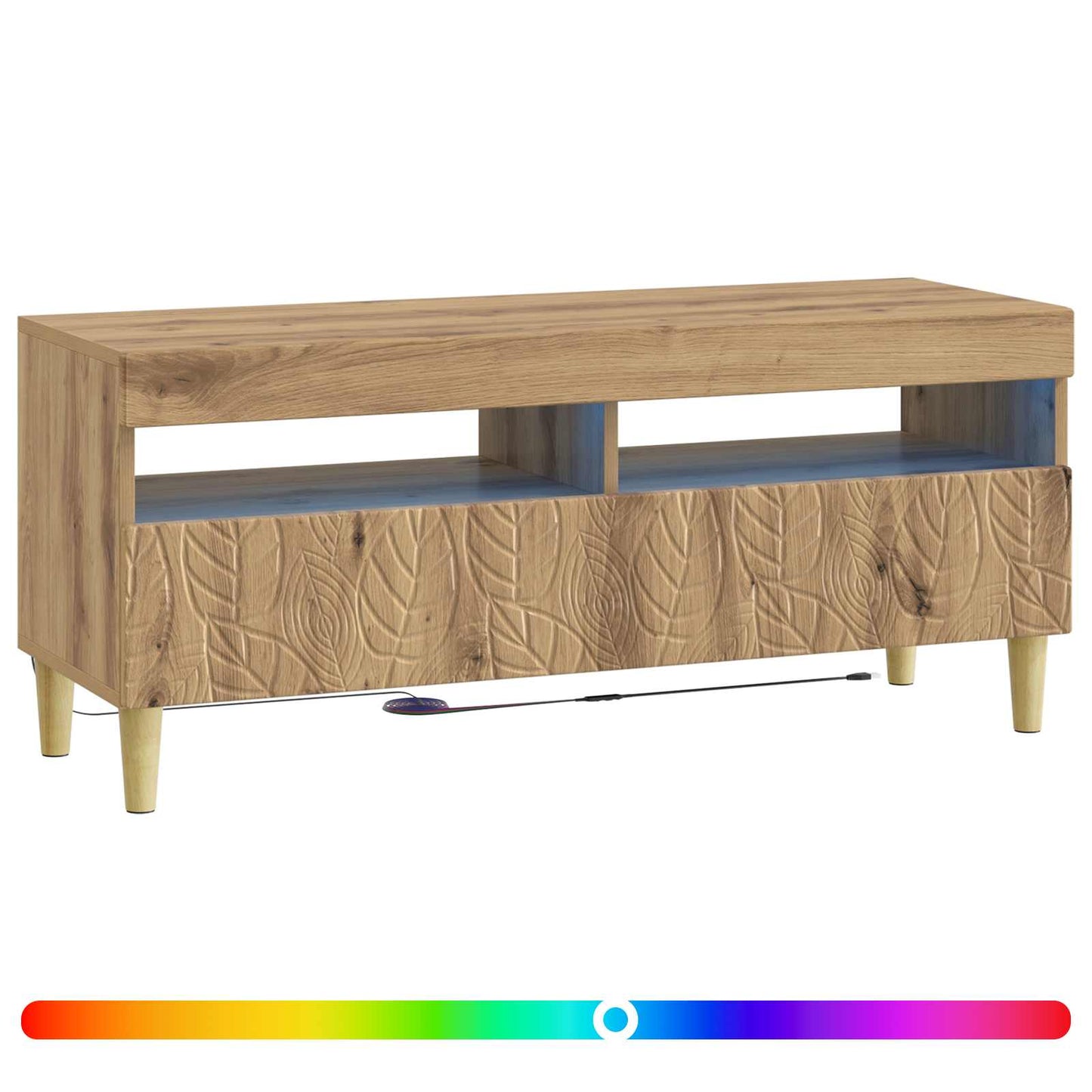 LED-TV-Schrank Artisan-Eiche Holzwerkstoff