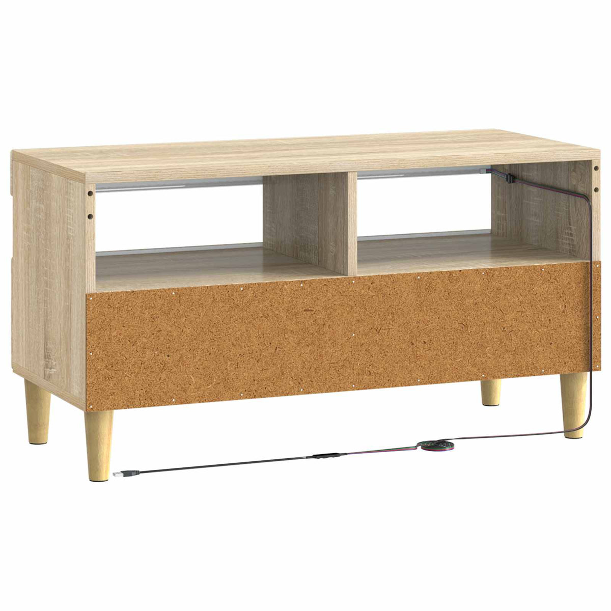 LED-TV-Schrank Sonoma-Eiche Holzwerkstoff