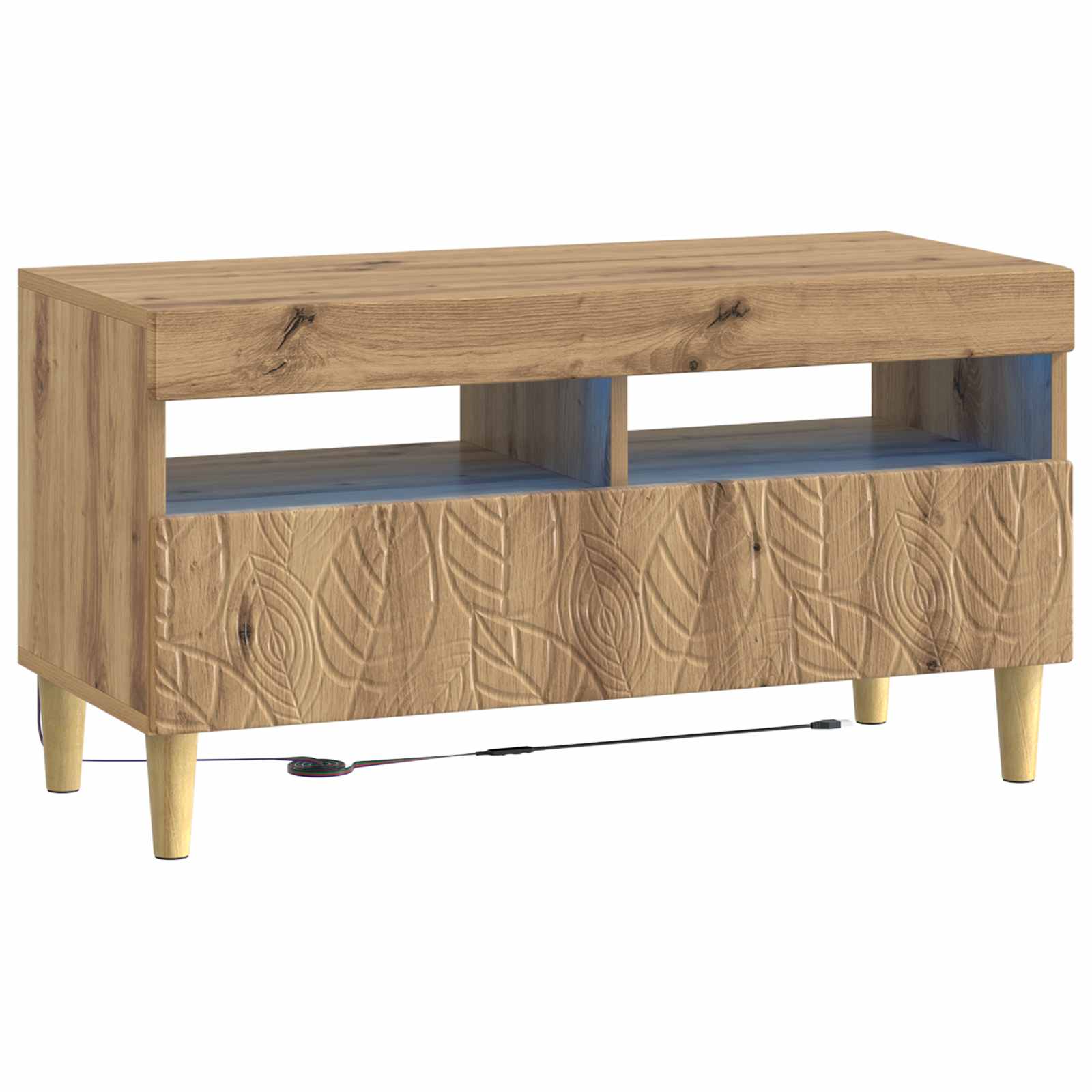 LED-TV-Schrank Artisan-Eiche Holzwerkstoff