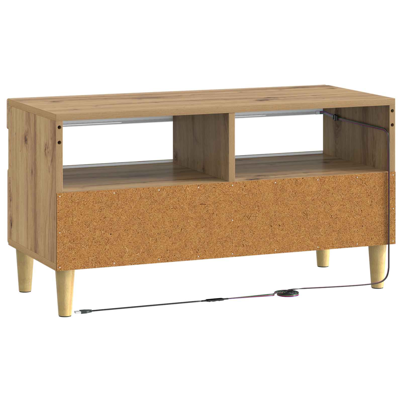 LED-TV-Schrank Artisan-Eiche Holzwerkstoff