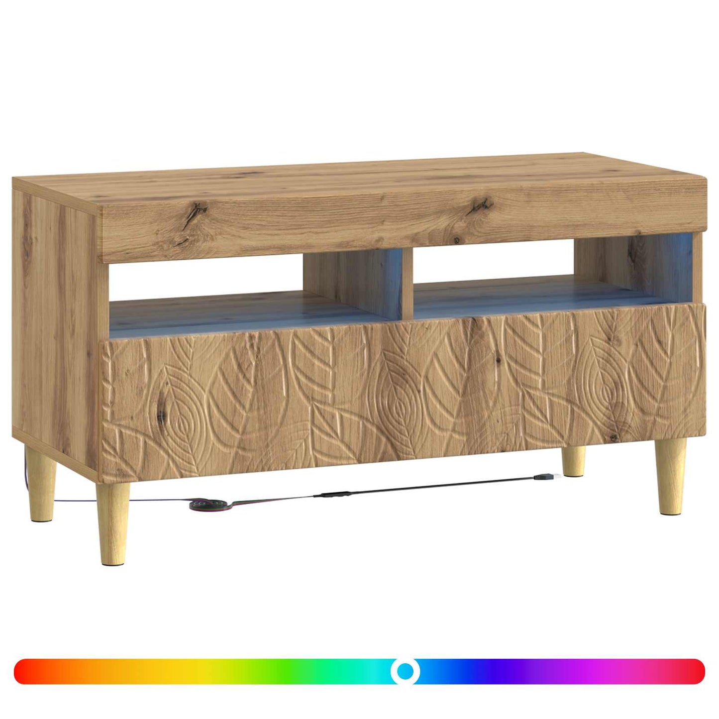 LED-TV-Schrank Artisan-Eiche Holzwerkstoff