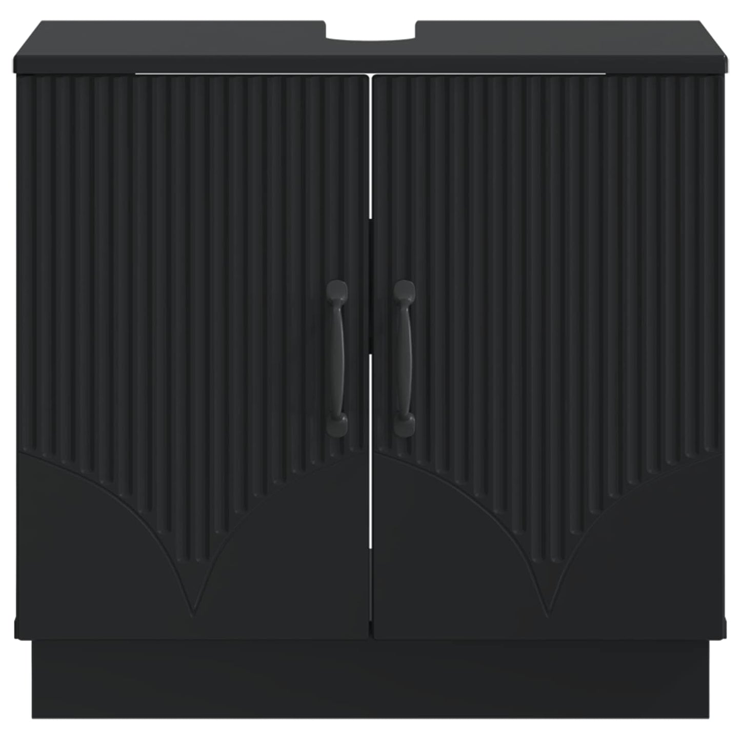 Waschbeckenschrank HOORN Schwarz 59,5 x 31,5 x 56 cm