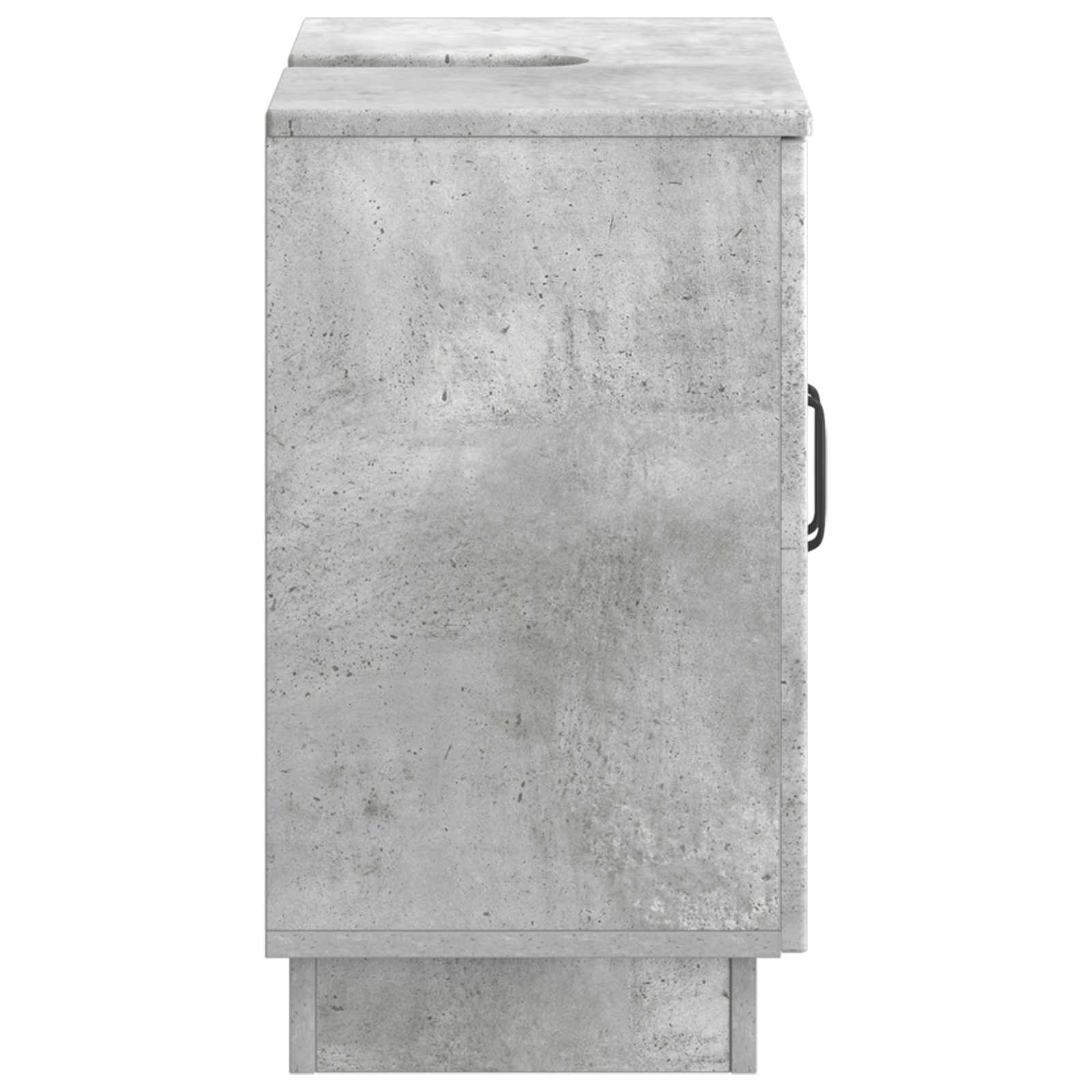 Waschbeckenschrank HOORN Betongrau 59,5 x 31,5 x 56 cm